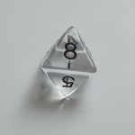 Gem Clear D8 8-Sided Polydice